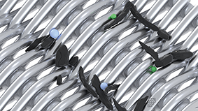 The stainless steel mesh sets new standards for flow rate and retention