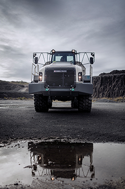 The TA400 is Terex's largest articulated hauler