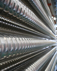 Corrugated tube heat exchangers