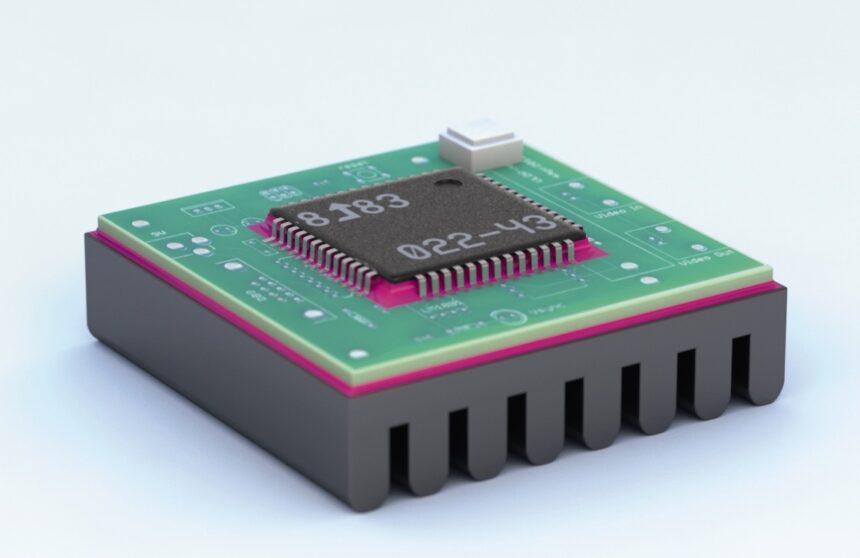 The epoxy resin-based adhesive was developed especially for bonding microelectronic components
