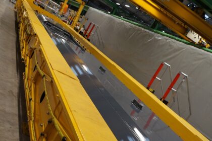 Bombardier’s site in Derby is the UK’s only train manufacturing facility, designing and building AVENTRA electric multiple unit trains for UK operators