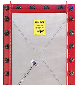 Centre opening traditional composite vent