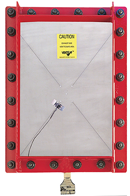Centre opening traditional composite vent