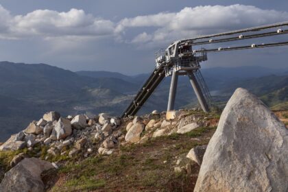 RopeCon is guided over towers, thus requires only minimum space on ground