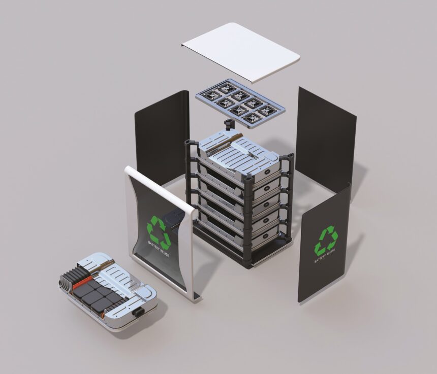 Some parts of a battery are easier to recycle than others