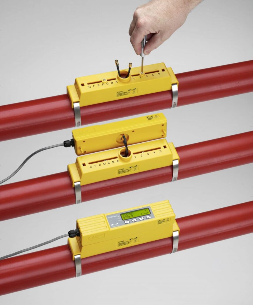 The Micronics U1000 range of clamp-on flow and energy sub-metering