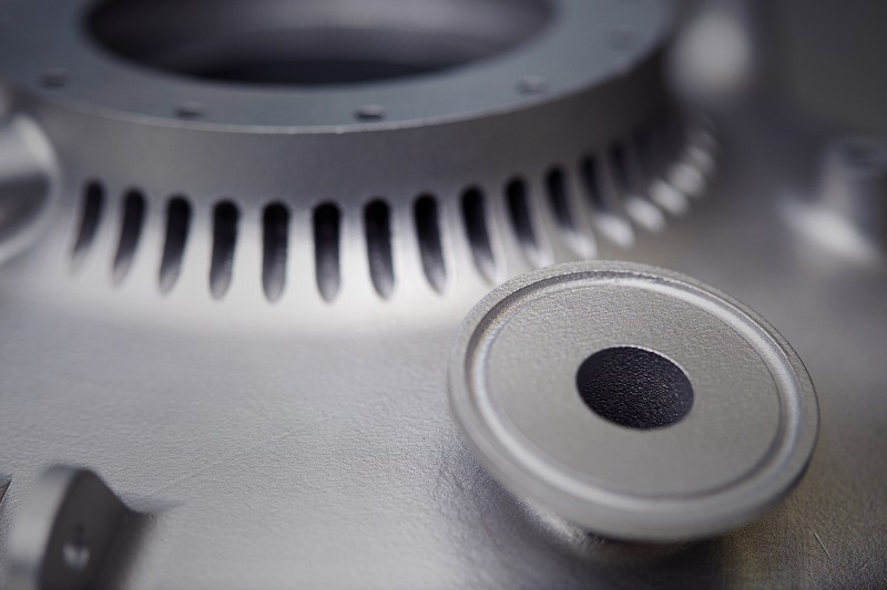 Close-up detail of the Orbex 3D printed rocket engine