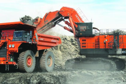 Hitachi electric drive hydraulic excavator