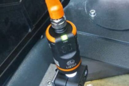 The ifm L1513x level sensor in situ