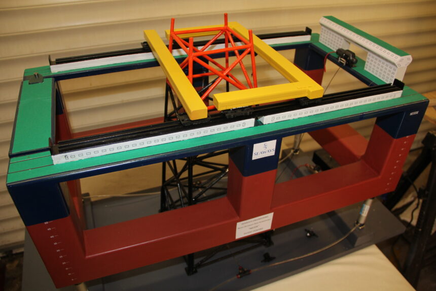 The most unique feature of the X-gas platform is a low-profile, forward deck house