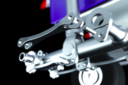 Landing gear rod, a typical AMC component