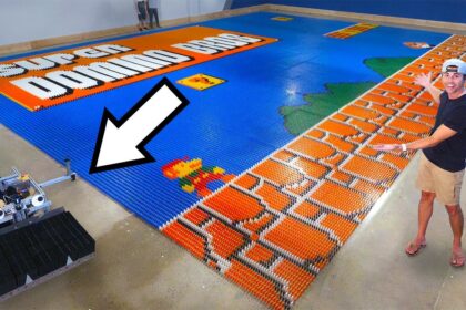 World Record Domino Robot (credit Mark Rober)