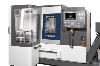 An Okuma LB 3000 EX II CNC lathe fitted with Armroid automation is available for demonstration in NCMT's Coventry showroom