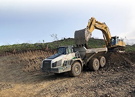 The TA400 haulers were chosen for the Malmyzh mine