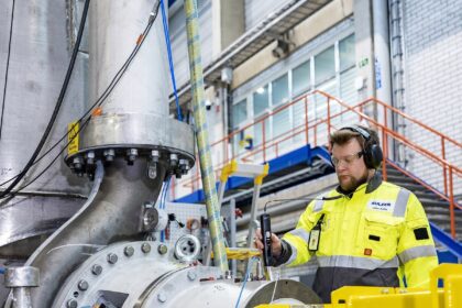 he MCETM pump is being tested at Sulzer’s full-scale R&D center in Kotka, Finland