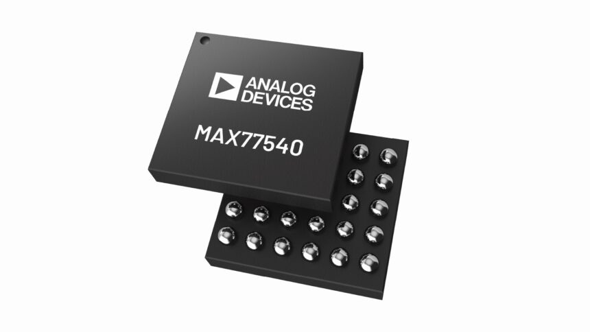 The converter reduces space in multi-cell battery applications