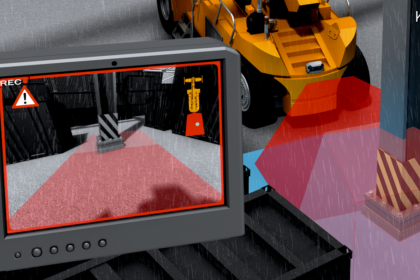 Sick's Visionary B system incorporates a cab-based driver display