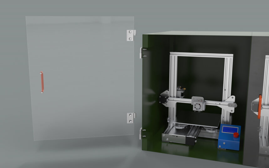 The lift off hinges are designed for fast, simple access when door removal is required