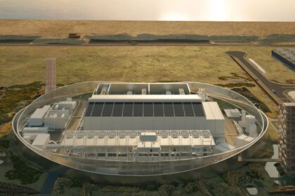Illustration of the proposed Holland Hydrogen I site. Source: Shell