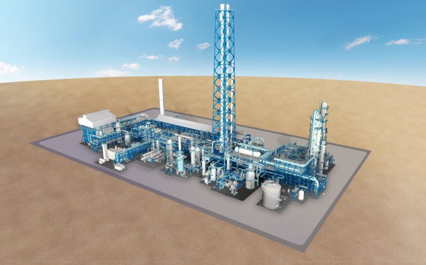 A thyssenkrupp Uhde ammonia plant. Image via thyssenkrupp Uhde.