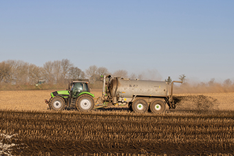Nitrates in water often come from agricultural production