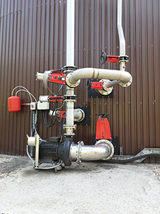 Landia chopper pumps are part of the digesters’ mixing system