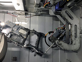 EcoCbooster technology is used here to remove welding residues within 50 seconds