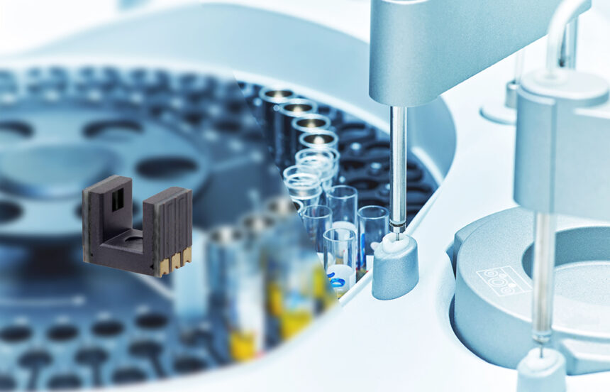 Offering detection for both position and rotation, the new Omron EE-SX4430 3mm PMS enables miniaturisation for a wide range of functions and applications