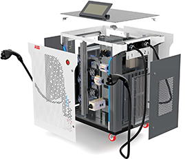 Formula E is powered by ABB’s bespoke race charging technology
