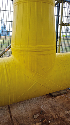 Coating pipes on site can avoid expensive, lengthy shutdowns