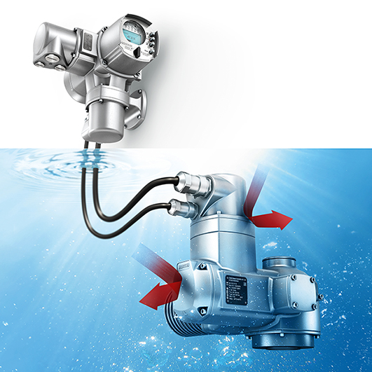 A sophisticated sealing system combined with excellent corrosion protection properties offers underwater use