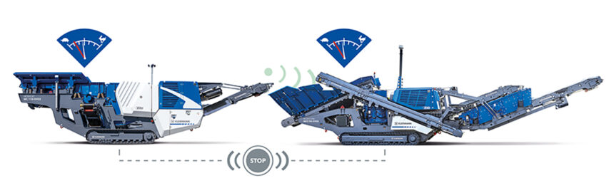 Jaw crusher Mobicat MC 110i Evo2 and cone crusher Mobicone MCO 90i Evo2 coupled intelligently