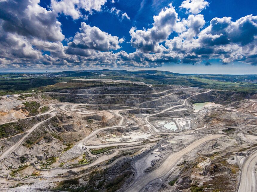 Mining site of company Imerys