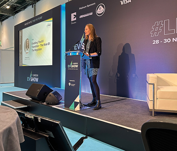 Charlotte Patch, Head of Electric Vehicle strategy at Ofgem