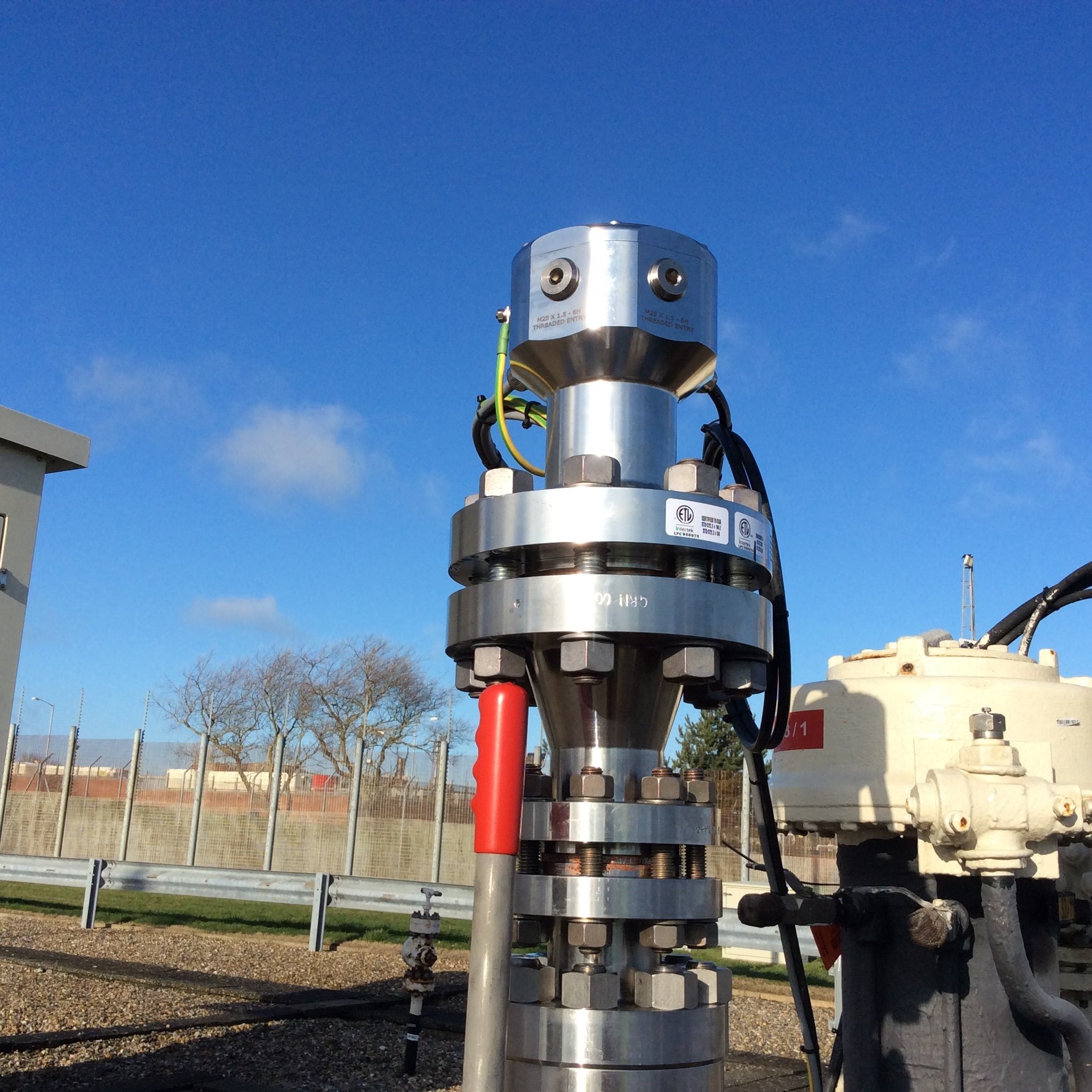 LineVu in situ on a gas pipeline