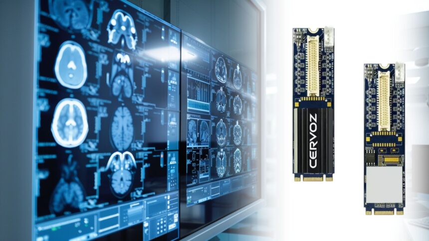 Cervoz M.2 2280 LVDS display card: revolutionising medical displays and beyond