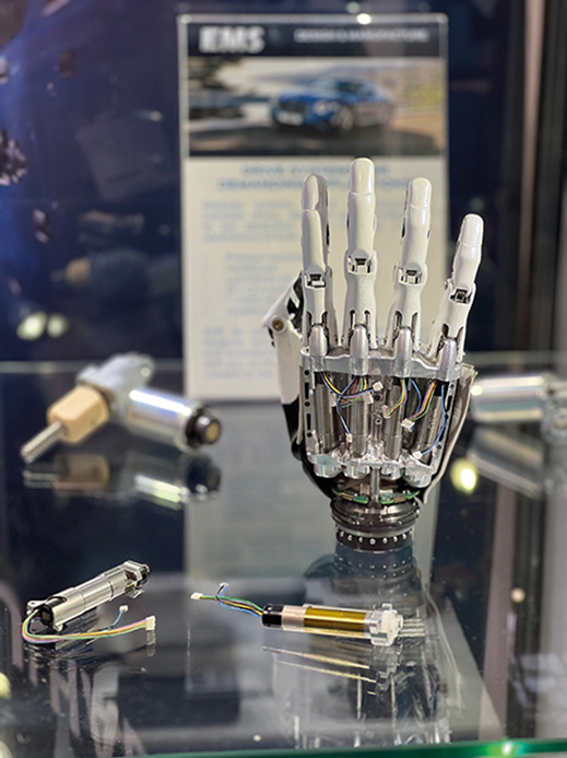 The bebionic commercial hand at the Design Engineering Expo