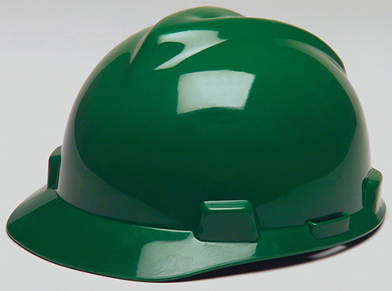 MSA V-Gard hard hat