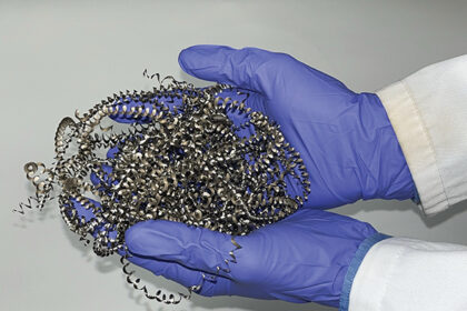 Textures on swarf can lead to an efficient electrocatalyst