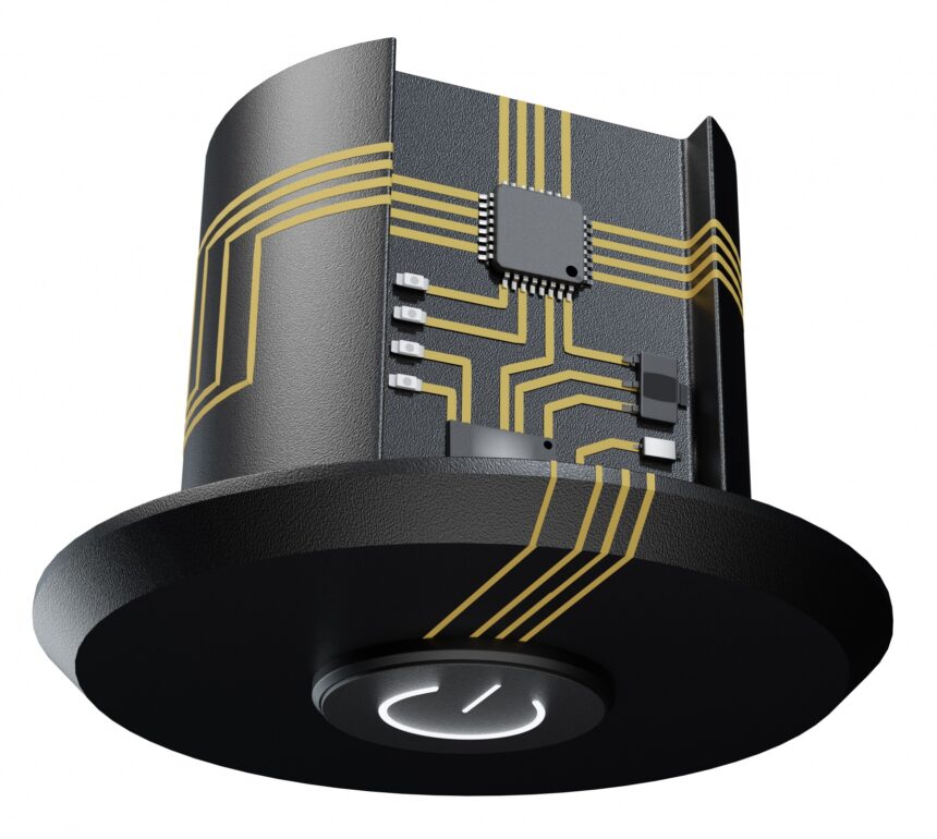 By integrating functions and the three-dimensional routing of circuit tracks, the design space for the electronics of hearing aids can be optimally utilised