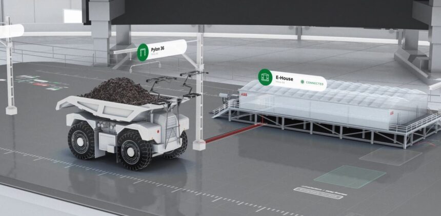 A photo of the new trucks used in the net zero targets