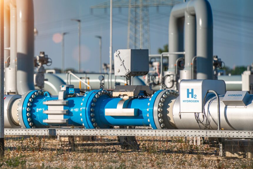 A photo of hydrogen safe piping