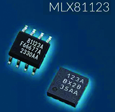 The MLX81123’s LIN system includes a transceiver and protocol handler