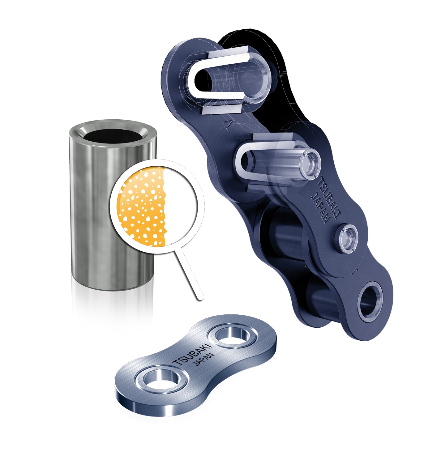 Tsubaki’s Lambda chain with NSF-H1 food-grade lubrication
