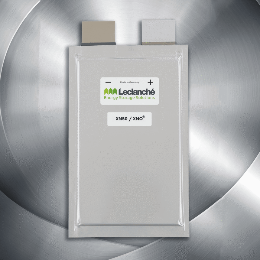 An example of a Leclanché Li-ion cell powered by Echions XNO anode material
