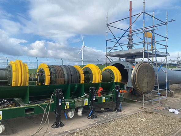 STATS Group’s 48in Remote Tecno Plug in situ at St Cyrus, Montrose