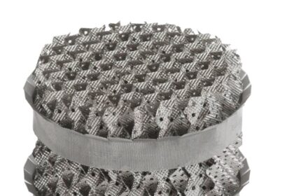A photo of Sulzer's carbon capture technology