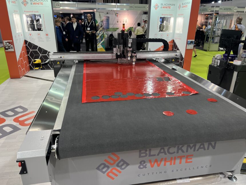 A photo of the technology on show