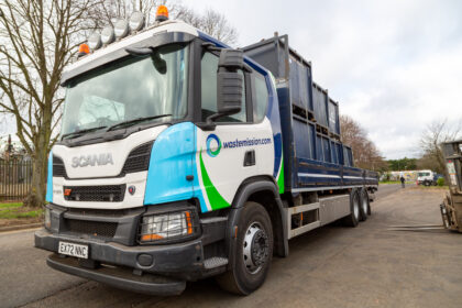 A photo of Waste Mission's truck