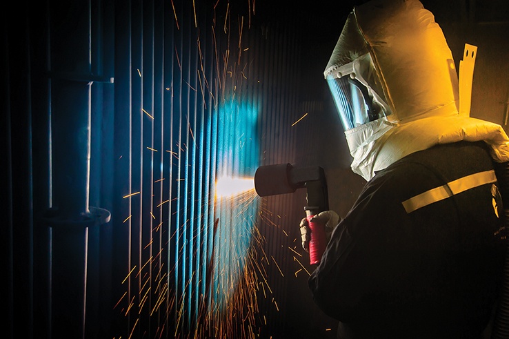 High emissivity coating was applied to refractory lining